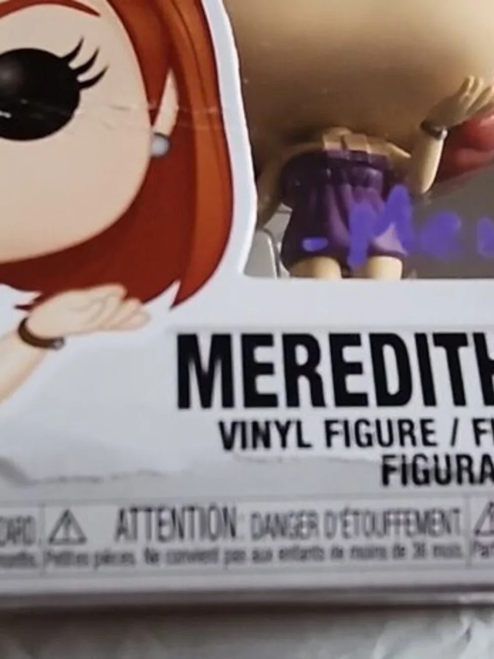Kate Flannery signed Funko Pop! Vinyl: The Office - Meredith Palmer #1007 w/COA - Picture 3 of 6